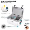 VEVOR 52qt Cooler – 50-Can Capacity, 6-Day Ice Retention