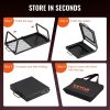 VEVOR Folding Campfire Grill – Heavy-Duty Steel Mesh, 22.4", Portable with Legs & Carry Bag