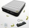 16" Full-Size Self-Inflating Air Mattress – Built-In Pump, Thick Comfort Bed for Camping & Guests