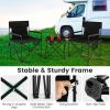 Outdoor Folding Camping Chair & Table Set with Carrying Bag