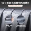 VEVOR 16x20ft Waterproof Tarp – 10 Mil Poly with Reinforced Grommets, Tear & UV Resistant