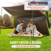 VEVOR 16x20ft Waterproof Tarp – 10 Mil Poly with Reinforced Grommets, Tear & UV Resistant