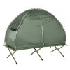 All-in-One Folding Camping Cot û Elevated Tent with Sleeping Bag & Air Mattress