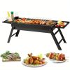 23" Collapsible Charcoal BBQ Grill – Lightweight, Portable, Stainless Steel