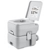 VEVOR 5.3 Gallon Portable Toilet for Camping - Push Button Pressurized Flush