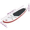 Inflatable Stand-Up Paddleboard Set – Red & White