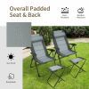 2 Pieces Folding Chair Set