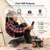 Flashfish - 200W Power Station with Foldable Solar Charger
