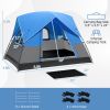 3-Person Camping Tent with Removable Floor Mat for Hiking & Travel