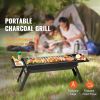 23" Collapsible Charcoal BBQ Grill – Lightweight, Portable, Stainless Steel