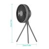 Rechargeable Foldable Camping Fan with Tripod & Hook