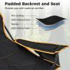 Folding Camping Chair with Footrest & Carry Bag