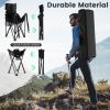 Outdoor Folding Camping Chair & Table Set with Carrying Bag