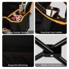 Folding Camping Chair with Footrest & Carry Bag