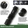 E300 EDC Tactical Flashlight - 3 Pack