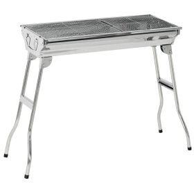 Stainless Steel Folding Portable Charcoal Grill