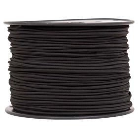 SHOCK CORD (Color: Black, Size: 1/8"x 500')