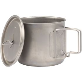 SPACE SAVER MUG WITH LID - TITANIUM 550 ML (Color: As Per Picture)