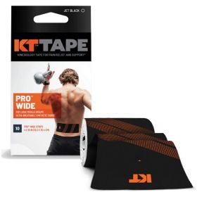 PRO WIDE STRIP 10" PRECUT (Color: Black, Size: 10')