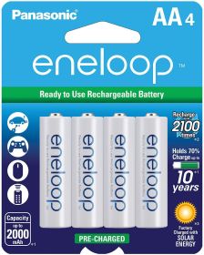 ENELOOP RECHARGEABLE (Pack: 4, Size: AA)