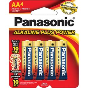 ALKALINE PLUS POWER (Pack: 4, Size: AA)