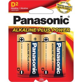 ALKALINE PLUS POWER (Pack: 2, Size: D)