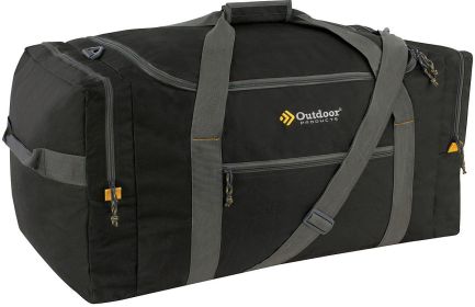 MOUNTAIN 3 POCKET DUFFLE - BLACK (Size: 15"x 30)