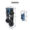Whitsunday Folding Wagon 8" Heavy Duty Wheels with Rear Storage (Standard Size PLUS)