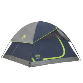 Coleman Sundome Camping Tent (Color: Navy, Size: 4 person)
