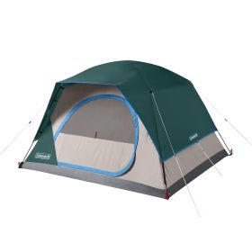 Coleman Skydome Camping Tent (Color: Evergreen, Size: 4 person)