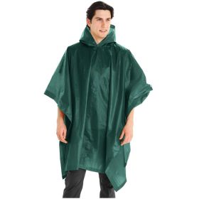 RAIN PONCHO (Color: Green)