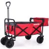 Whitsunday Folding Wagon 8" Heavy Duty Wheels with Rear Storage (Standard Size PLUS)
