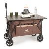 Whitsunday Moko Compact Folding Wagon Cart with Aluminum Table Plate