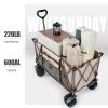 Whitsunday Moko Large Folding Wagon Cart with Table Plate