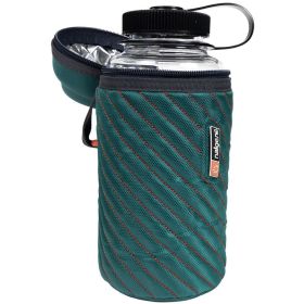 WIDE MOUTH INSULATED BOTTLE SLEEVE (Color: Sleeve Teal, Size: 32oz)