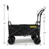 Whitsunday Folding Wagon 8" Heavy Duty Wheels with Push Bar (Standard Size PLUS)