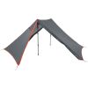 HEX TENT - CHARCOAL/RED