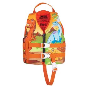 Full Throttle Water Buddies Life Vest - Child 30-50lbs (Color: Dinosaurs)