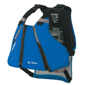 Onyx Move Vent Curve Paddle Sports Life Vest (Color: Blue, Size: XL/2X)