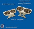 Deep Blue Marine Starboard Dog Dish w/Bowls