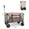 Whitsunday Moko Large Folding Wagon Cart with Table Plate