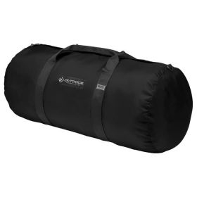 DELUXE UTILITY DUFFLE (Color: Black, Size: 14"x 30")
