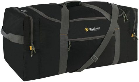 MOUNTAIN 3 POCKET DUFFLE - BLACK (Size: 16"x 36")