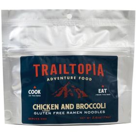 TRAILTOPIA GLUTEN FREE ENTREES - SERVES ONE (Meal: Chicken & Broccoli Ramen)