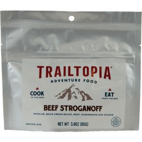 TRAILTOPIA ENTREES - SERVES ONE (Meal: Beef Stroganoff)