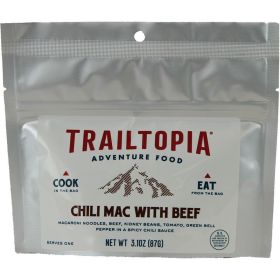TRAILTOPIA ENTREES - SERVES ONE (Meal: Chili Mac With Beef)