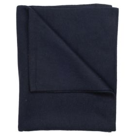 WOVEN WOOL NAVY SOLID 50% WOOL - 50% SYNTHETIC (Item: As Per Picture)
