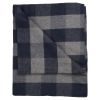 WOVEN WOOL PLAID 55% WOOL 45% SYNTHETIC
