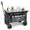 Whitsunday Moko Compact Plus Outdoor Camping Garden Folding collasible Wagon cart with Table Plate