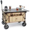 Whitsunday Moko Compact Folding Wagon Cart with Aluminum Table Plate